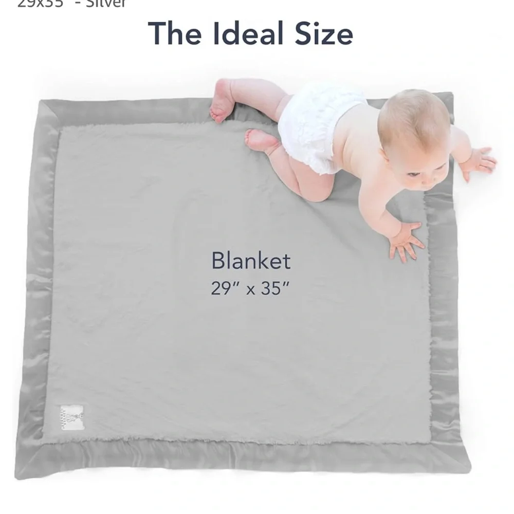 LUXURY BABY BUNDLE- baby blanket & lovey (BRAND NEW WITH TAGS) - retails $150 - Picture 13 of 14